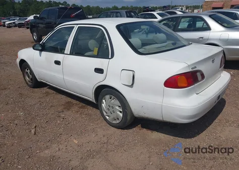 1999 Toyota Corolla Ve z USA, uszkodzony, nr VIN 1NXBR12E9XZ287205